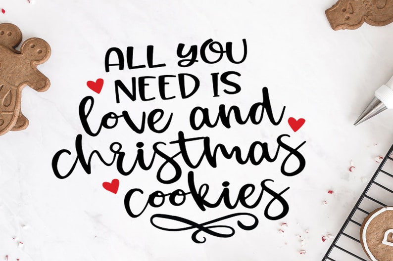 Download Christmas Baking SVG All you Need In Love And Christmas | Etsy