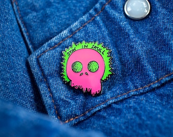 Stay In Skull Pin