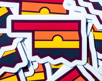 Oklahoma Sunset Sticker