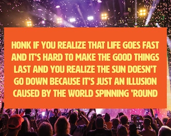 Former Official State Rock Song of Oklahoma Heady Space Song Bumper Sticker