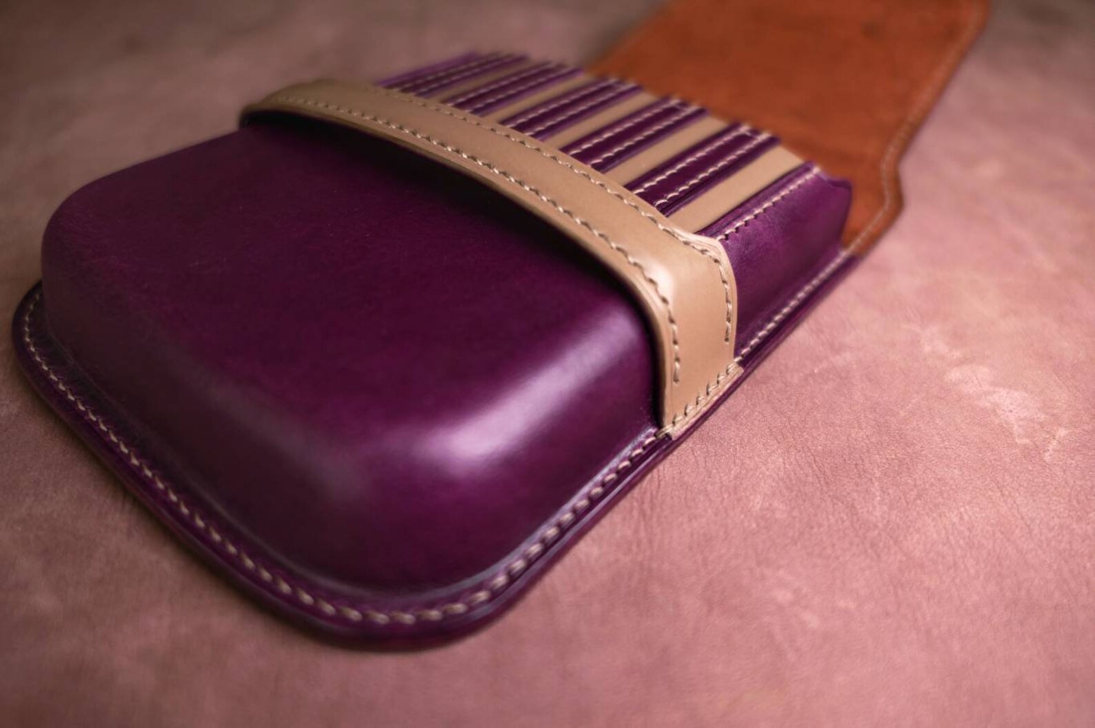 Pen Case Leather Fountain Pen Case Luxury Pen Holder Etsy