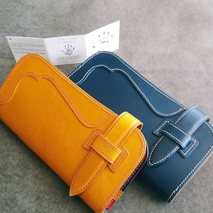 Cartera larga de lujo, cartera de viaje Buttero