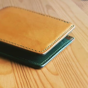 Billfold Wallet, Handstitched Bi-fold Wallet
