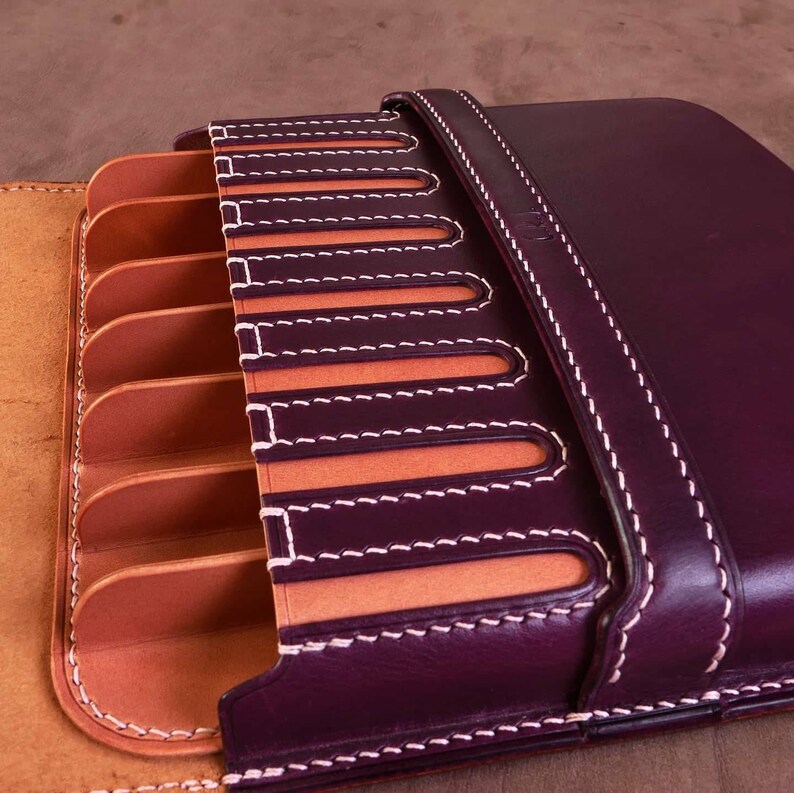 Pen Case Leather Fountain Pen Case Luxury Pen Case Italian Etsy