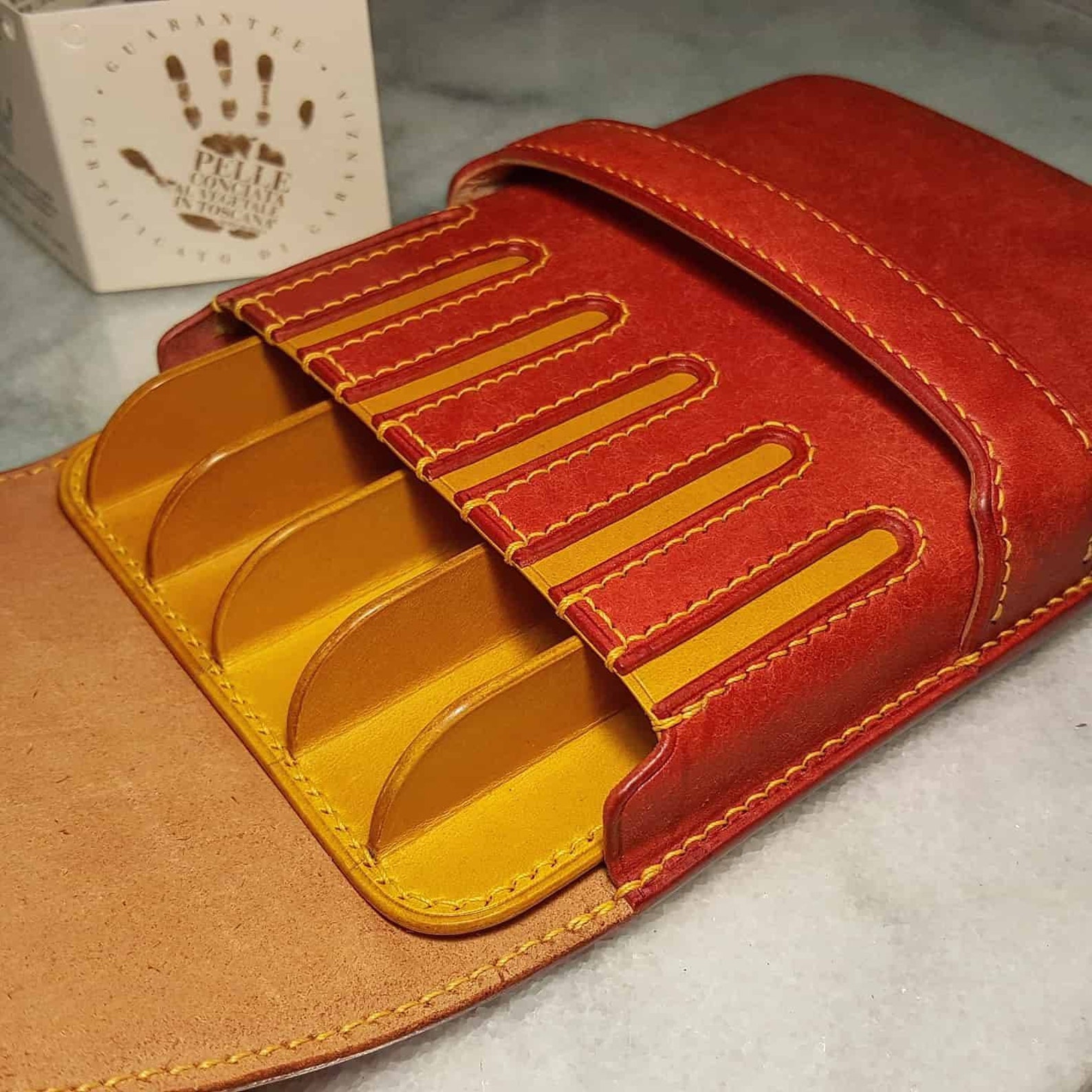 Pen Case Leather Fountain Pen Case Luxury Pen Holder Etsy