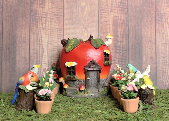 1:12th amapola roja en una olla Casa de Muñecas en Miniatura Accesorio De Jardín De Flores