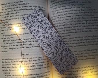 Marcador de hojas de otoño