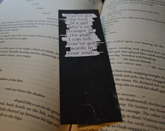 Nevernight Quote Bookmark Ft. Mr. Kindley -  “You've got words in your soul.”