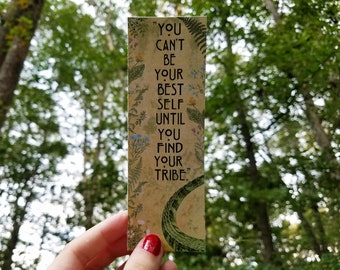 Misty Day Quote Bookmark - You Can't Be Your Best Self
