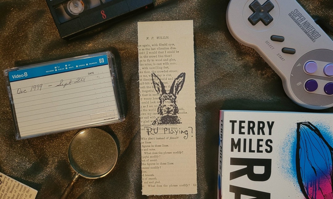 Rabbits R U Playing? - Rabbits Terry Miles Inspired Bookmark - Etsy
