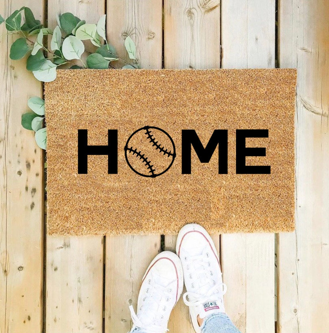 Baseball Doormat / Custom Doormat / Mat / Home Decor / Etsy