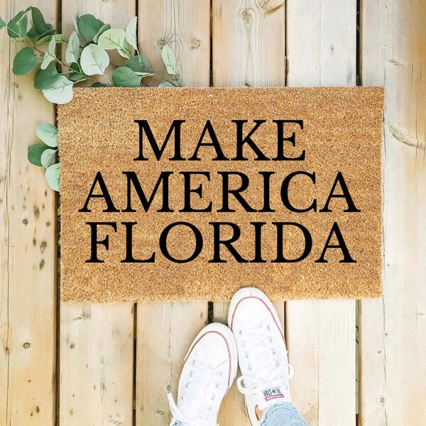 Florida Door Mat Etsy