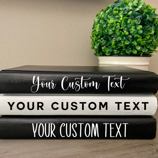 Designer Decorative Books Etsy