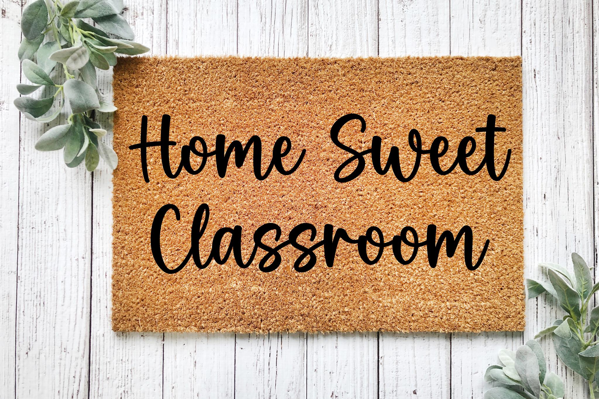 Home Sweet Home | Classroom Doormat | Teacher Doormat | Classroom Decor | Teacher Appreciation Gifts | Back To School | Classroom Mat