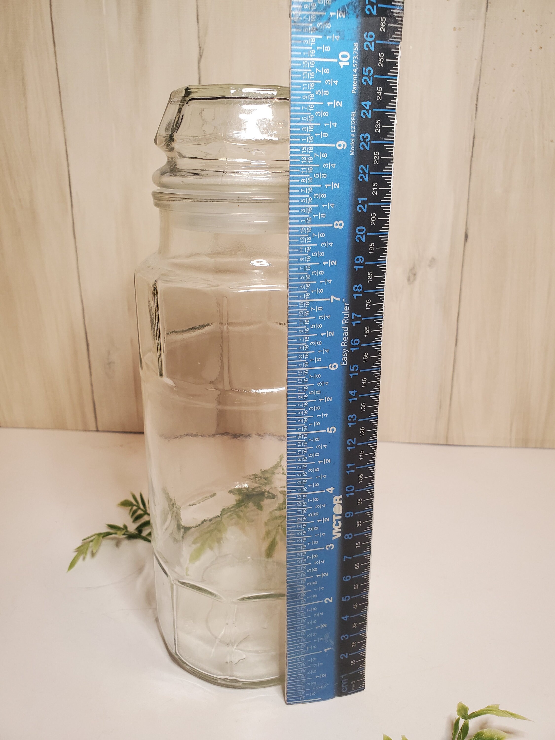 1978 Anchor Hocking Planters Mr Peanut Glass Covered Canister, Glass