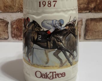 Vintage 1987 Oak Tree Racing, Beer Stein