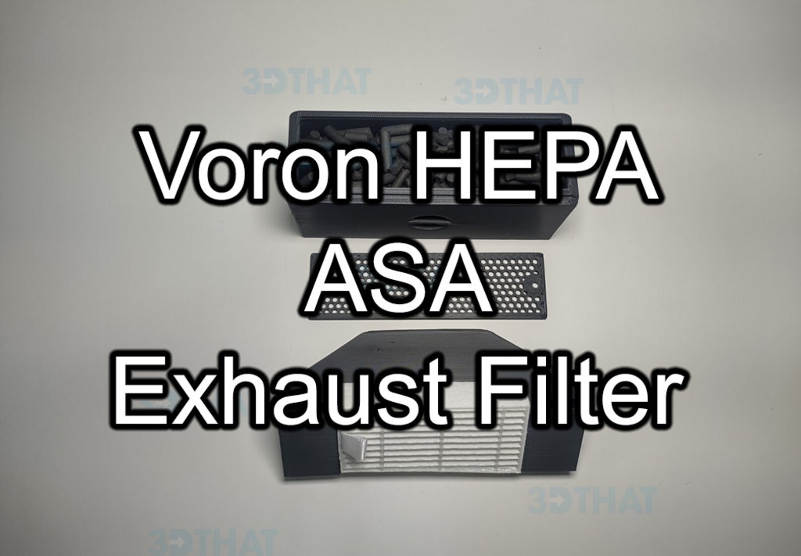 Voron Exhaust Hepa Filter High Temp ASA Etsy