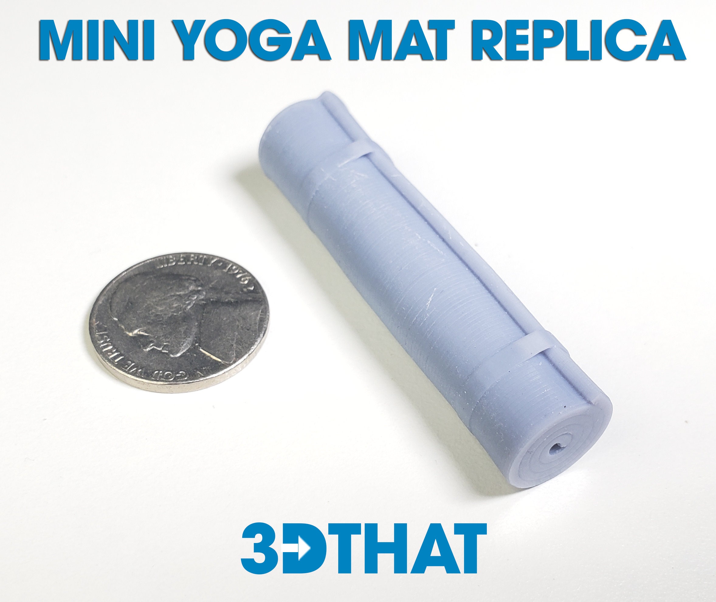 Mini Yoga Mat Replica USA Made High Resolution Detail 