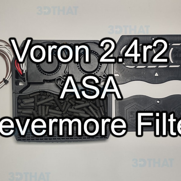 Voron Air Filter Nevermore V5 Duo - ASA High Temp