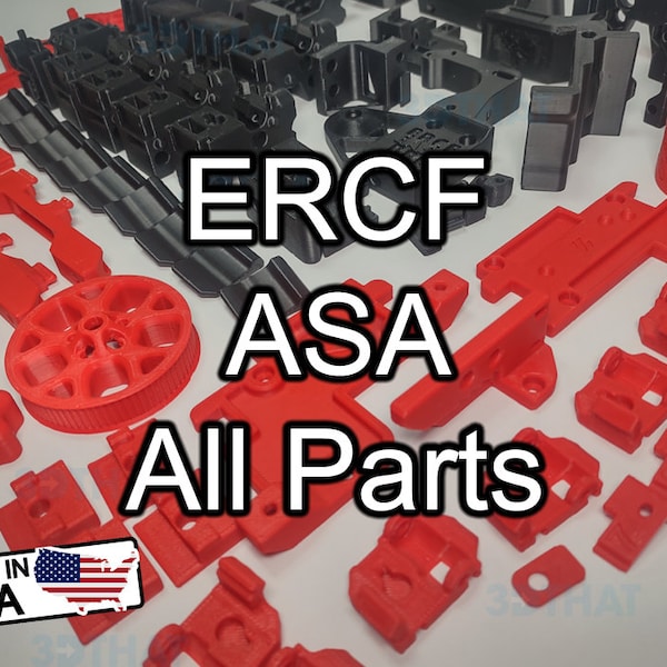 Enraged Rabbit Carrot Feeder ERCF Full Printed Parts kit ERCF Easy Brd - ASA