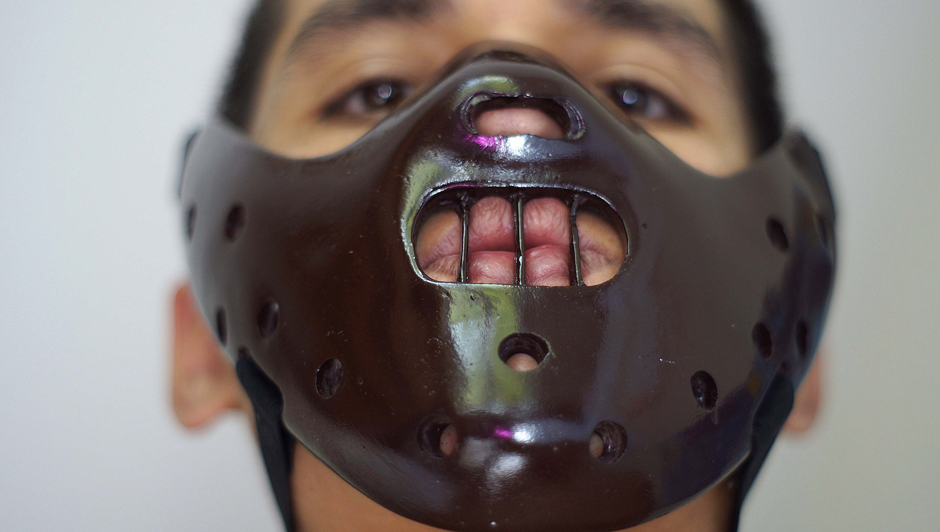 Hannibal Lecter Masque Le silence des agneaux masque Brun Etsy