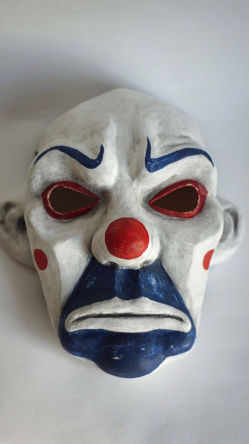  Joker  Clown mask  Batman The Dark Knight Adult Joker  Resin 