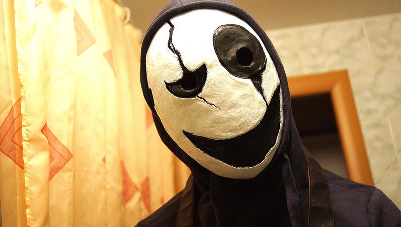 Gaster Mask Undertale video game cosplay Dead by Daylight mask Killer Horror Nightmare survival horror game Killer mask wearable halloween