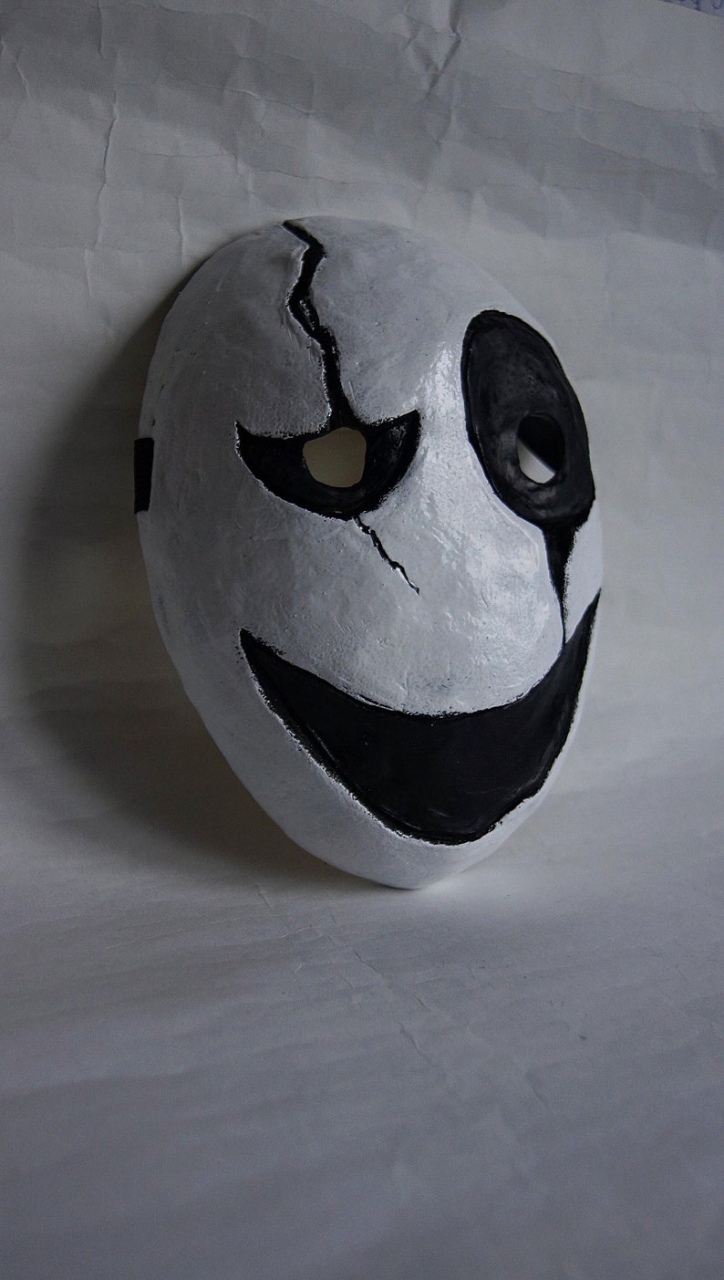 Gaster Mask Undertale video game cosplay Dead by Daylight mask Killer Horror Nightmare survival horror game Killer mask wearable halloween