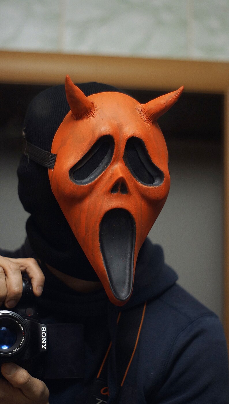 Killer Devil with Horns Mask Dead by daylight mask wearable Etsy