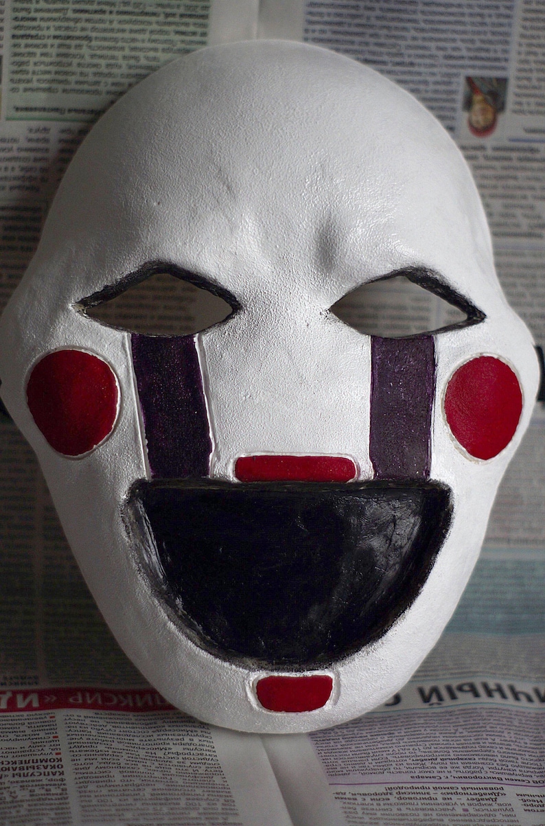 FNAF mask puppet Halloween mask Horror Game mask Etsy