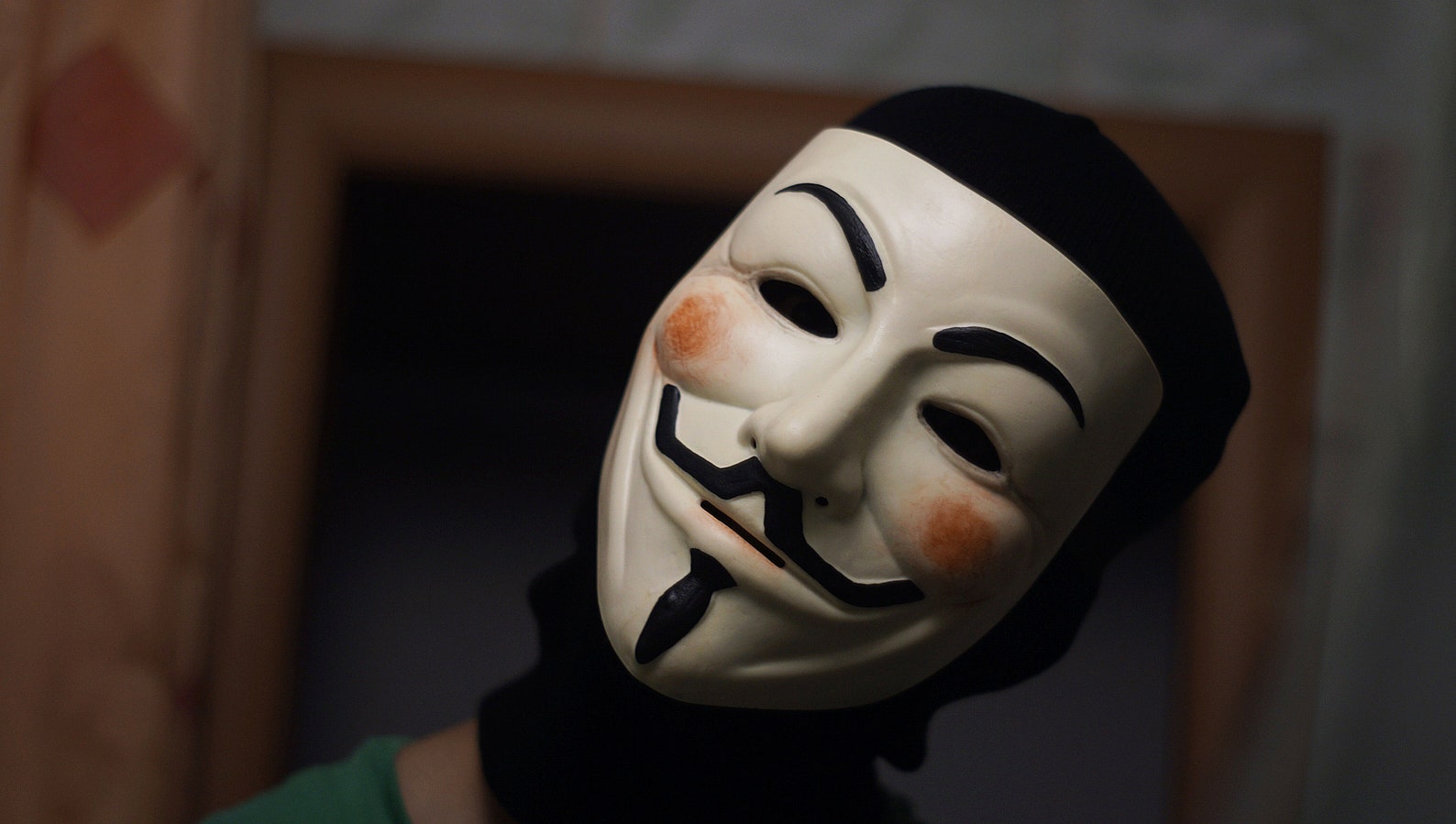 Guy Fawkes mask V for with blush mask Vendetta mask Anonymous Etsy