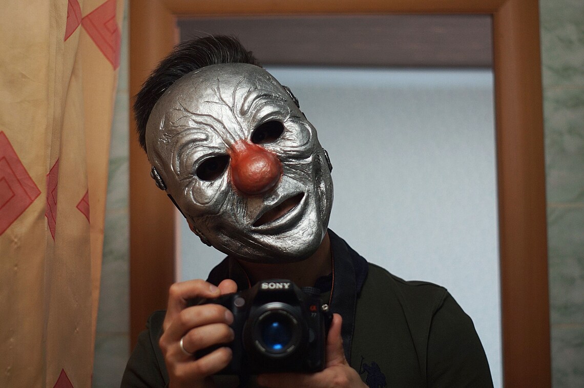 Shawn Crahan Last Clown Mask Unsainted Heavy Metal mask Etsy