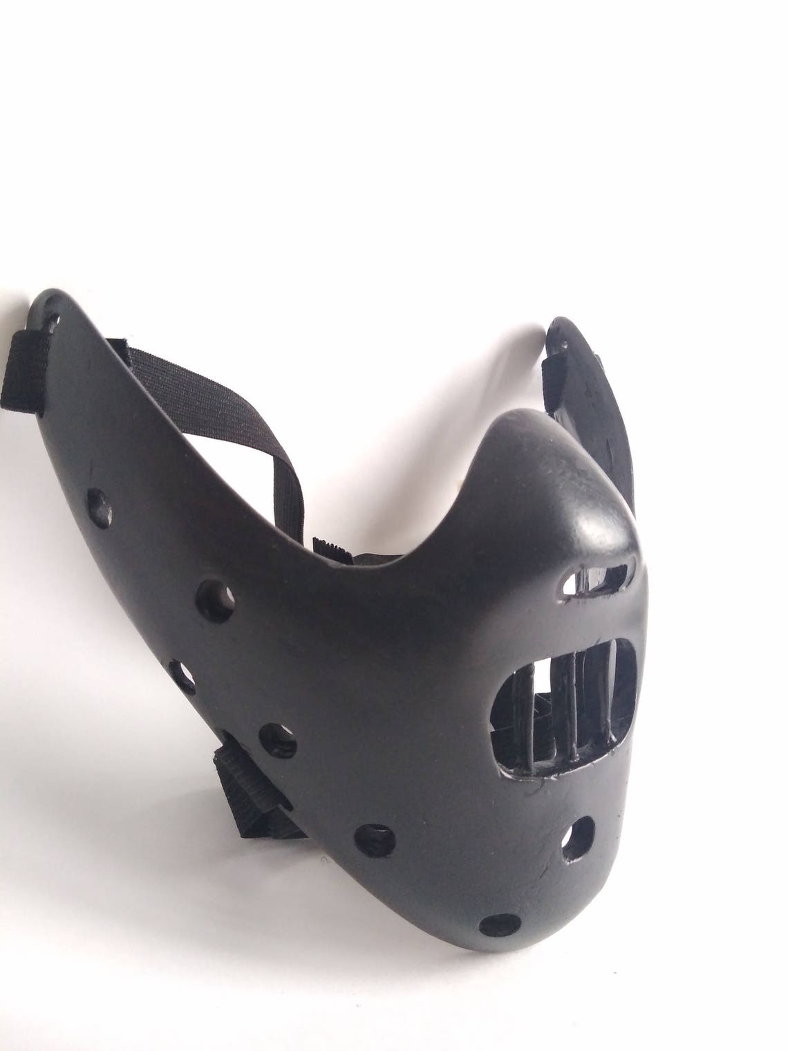 Masque Hannibal Lecter Le silence des agneaux masque noir Etsy