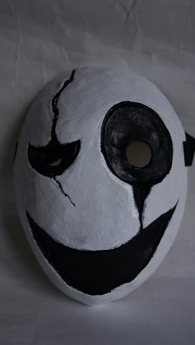 Gaster Mask Undertale video game cosplay Dead by Daylight mask Killer Horror Nightmare survival horror game Killer mask wearable halloween