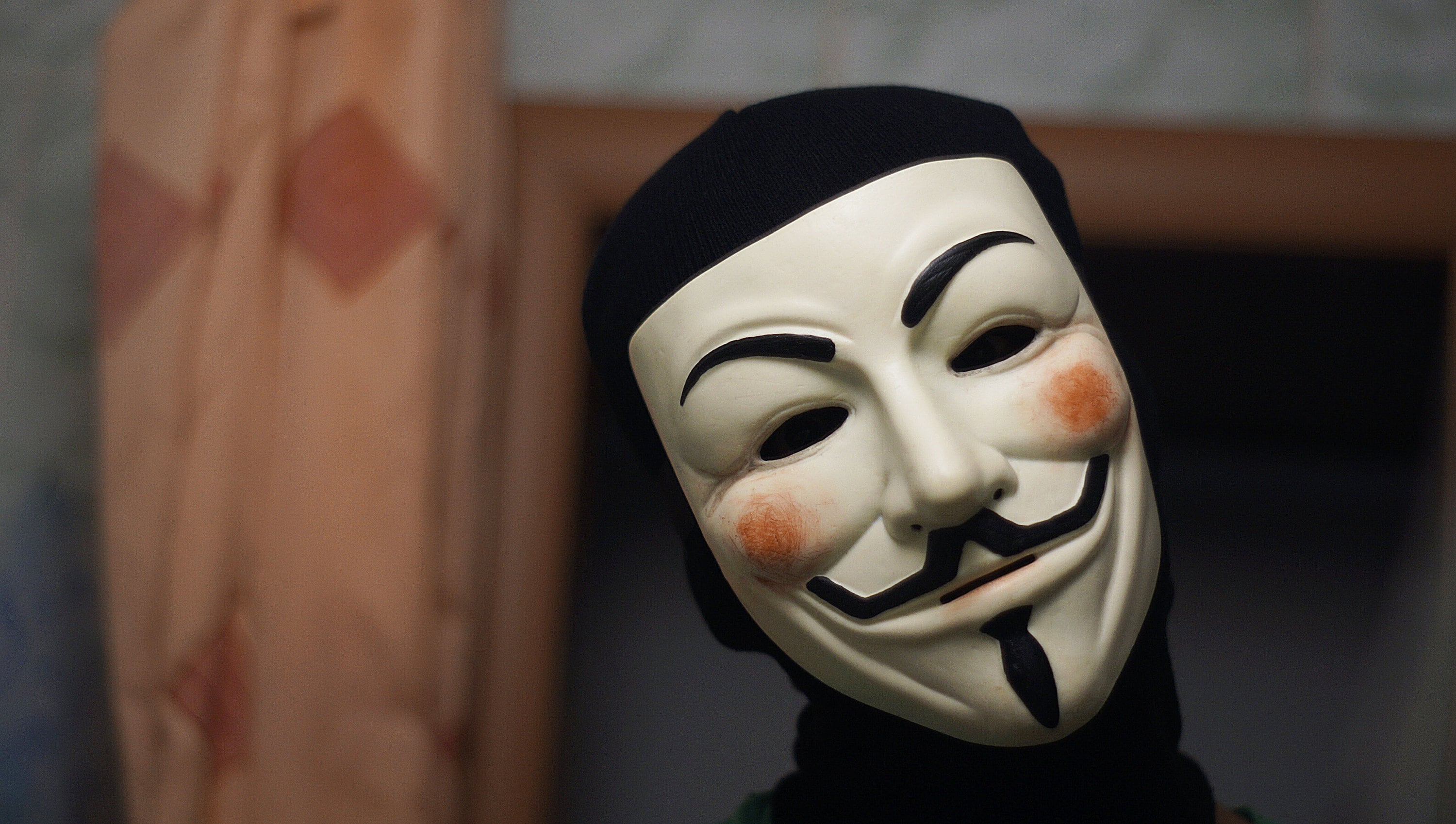 Guy fawkes promo mask