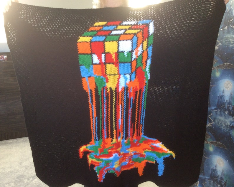 Melting Dripping Rubik's Rubic Rubix Cube Sc dk UK - Etsy