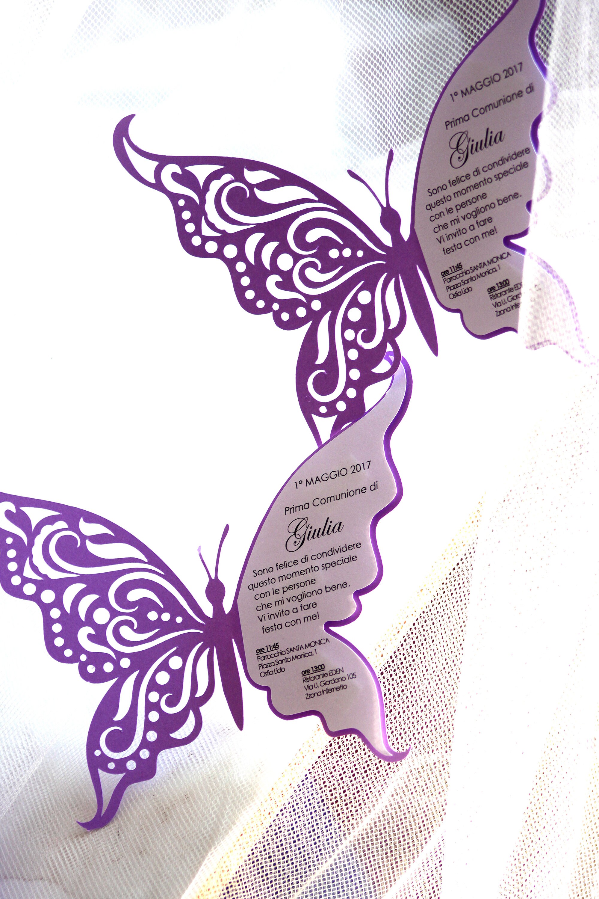 BUTTERFLY INVITATION SET Instant Download svg eps pdf png | Etsy