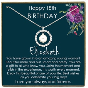 18th Birthday Gifts for Girls, Gift for 18 year old girl, gift for her, Jewelry Gift Idea