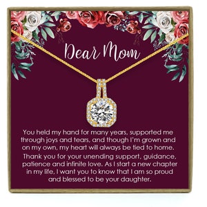 Mother of the Bride Gift, Mother of the Bride Gift from Daughter, Mother of the Bride Necklace, Mom Wedding Gift from Bride