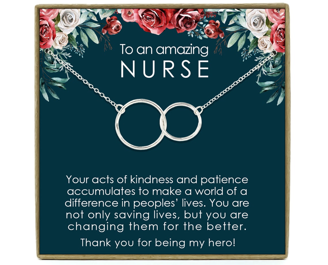 Nurse Appreciation Gift Necklace Health Care Workers Thank