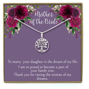 Mère du cadeau de mariée du marié, cadeau pour la mère de la mariée du marié, merci cadeau nuptial de mariage du marié