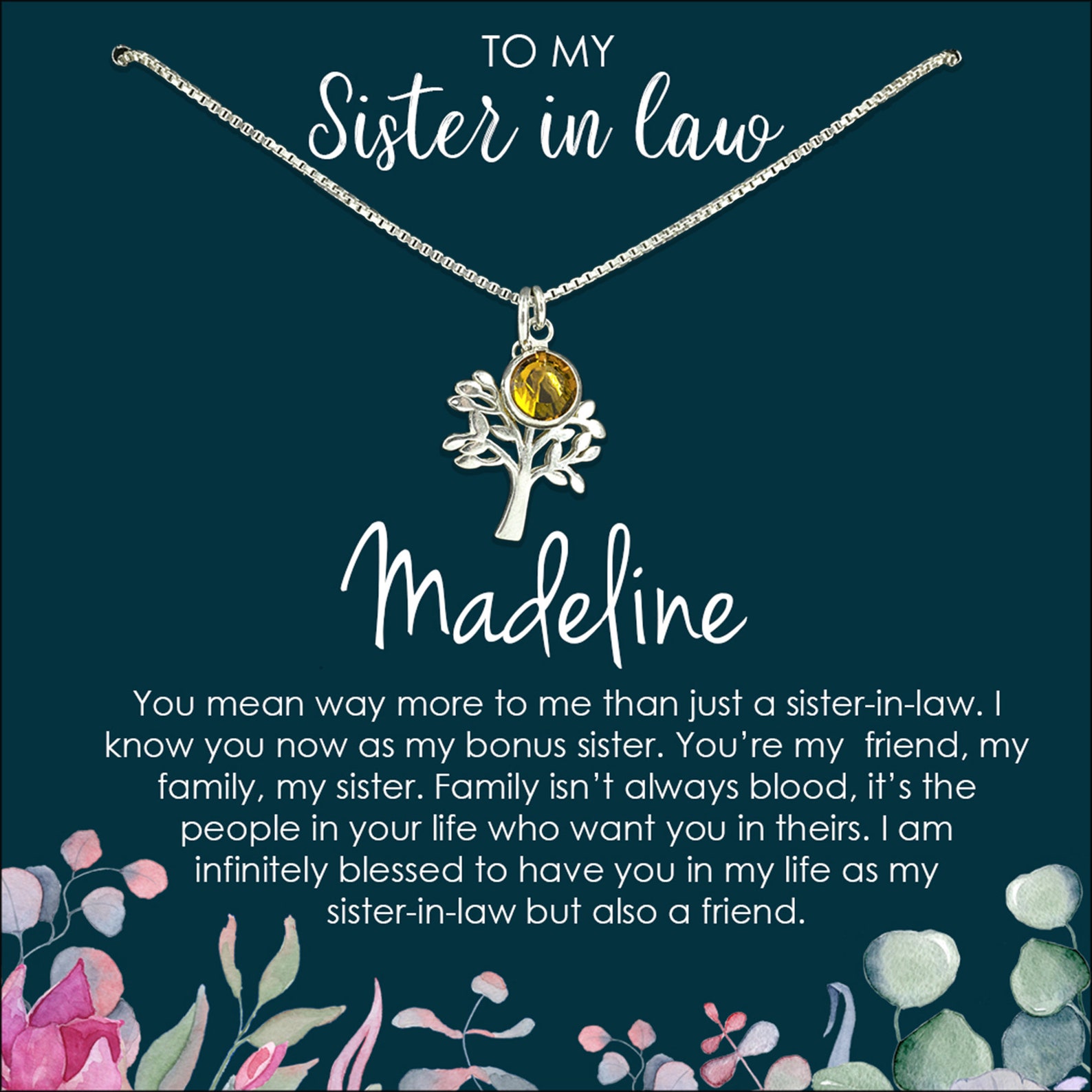 Sister in Law Wedding Gift Sister in Law Gift Bonus Sister - Etsy Canada