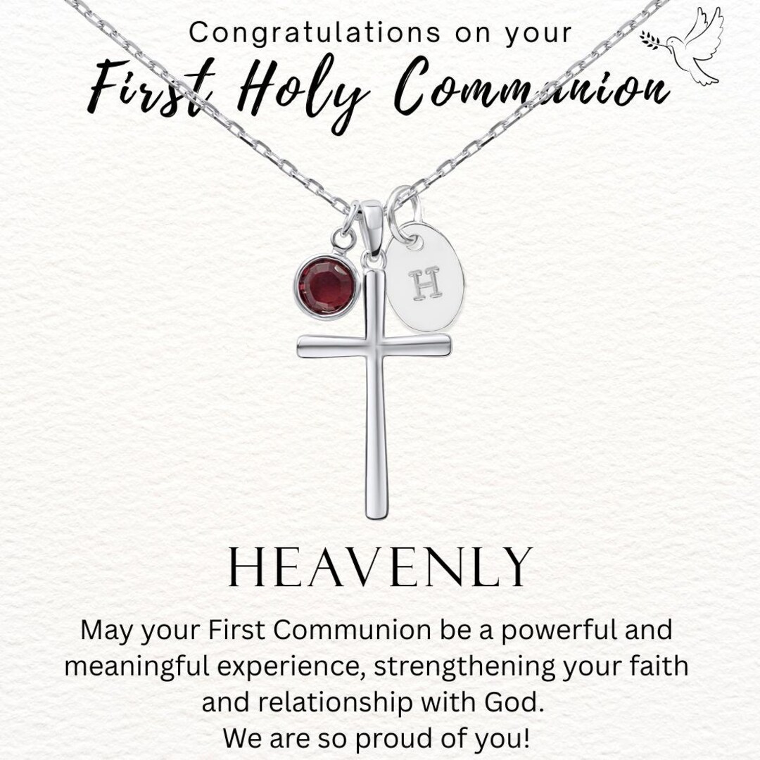 First Communion Chains First Communion Necklace: First Communion Gift, First Holy Communion ...