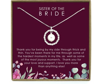 Sister of the Bride Gift, Sister Wedding Gift, Sister Maid of Honor Gift, Sister Gifts, Thank you Gift to Maid of Honor, Matron of Honor