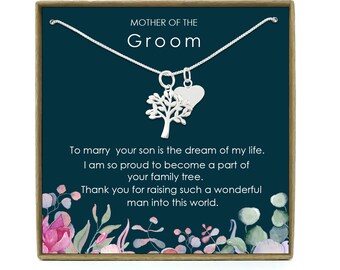 Mother of the Groom Gift, Gift for Mother of the Groom,  925 Sterling silver, mother of the groom necklace, mother of the bride gift