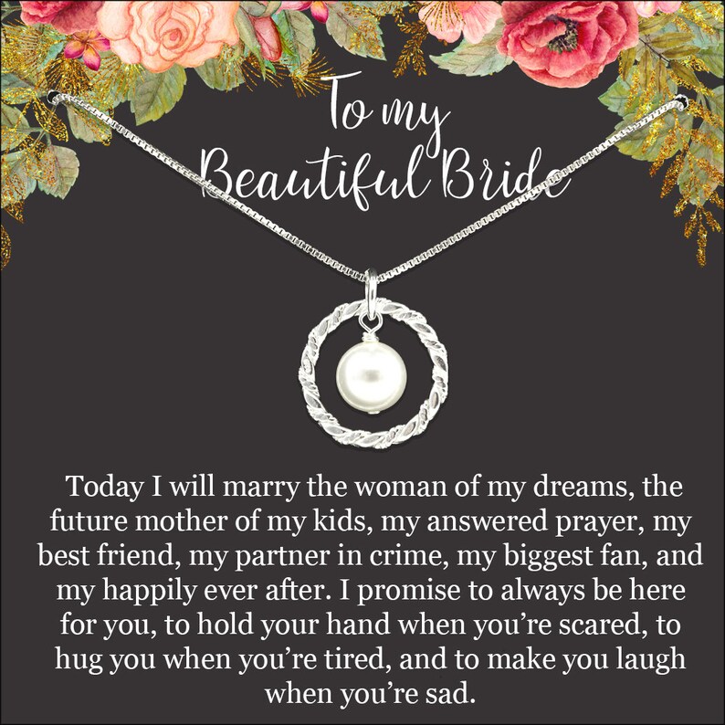 Groom to Bride Gift Wedding Day Gift for Bride from Groom to Bride Card To my Bride Gift from Groom image 3