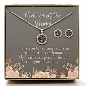 Mother of the Groom Gift, Gift for Mother of the Groom, Mother of the Groom Necklace, 925 Sterling silver, Mother of the bride gift