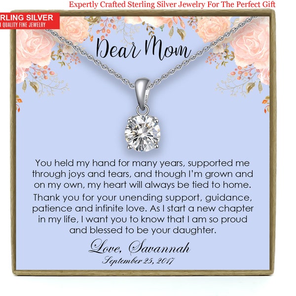 Mother of the Bride Gift, Mother of the Bride Gift from Daughter, Mother of the Bride Necklace, Mom Wedding Gift from Bride