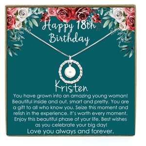 18th Birthday Gifts for Girls, Gift for 18 year old girl, gift for her, Jewelry Gift Idea