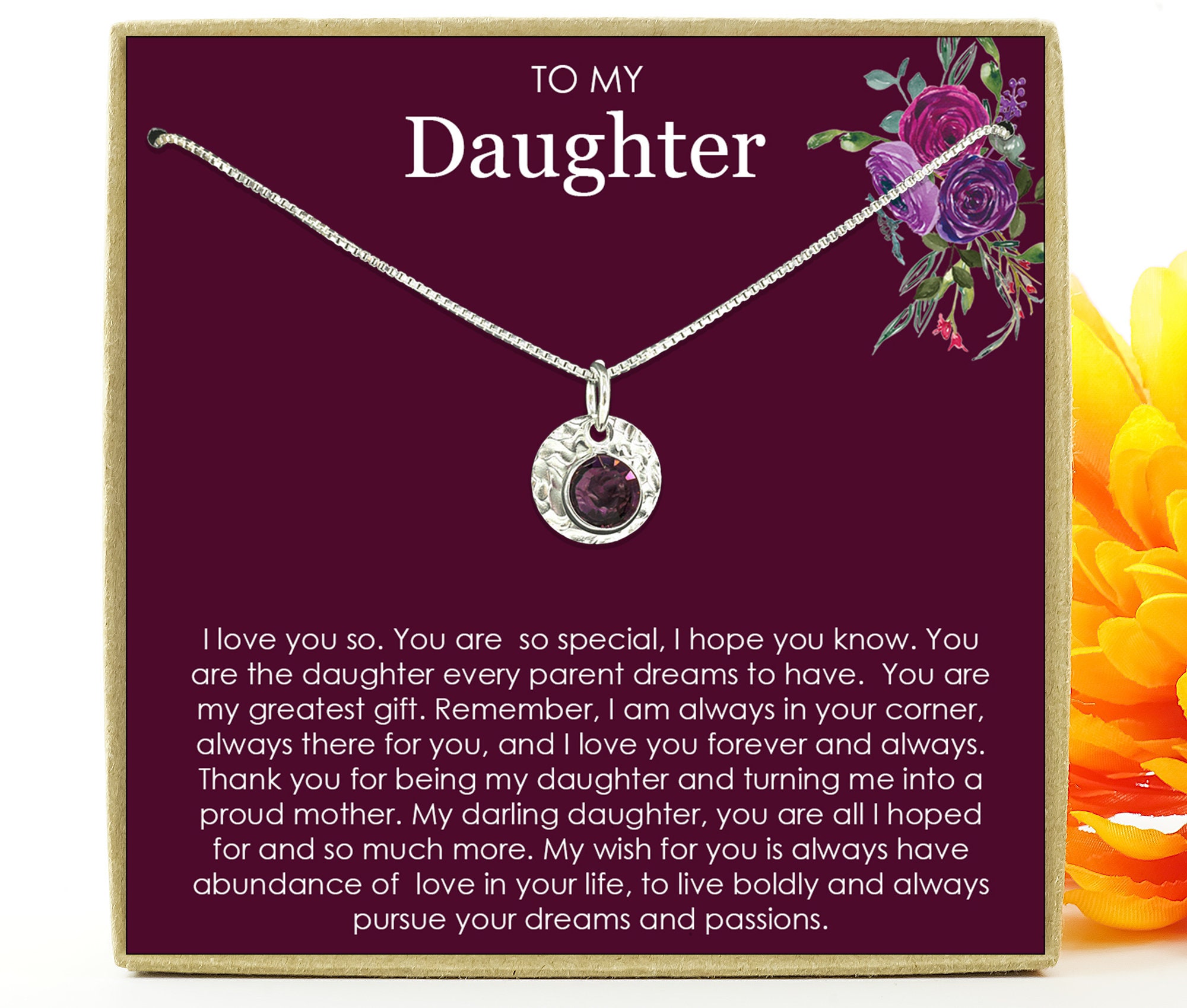 Daughter Gift From Mom to Daughter Necklace for Daughter Gift - Etsy Canada